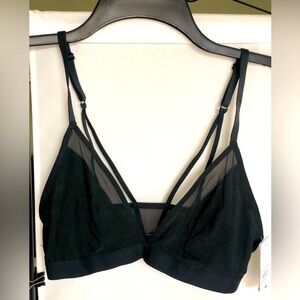 Black wireless bralette